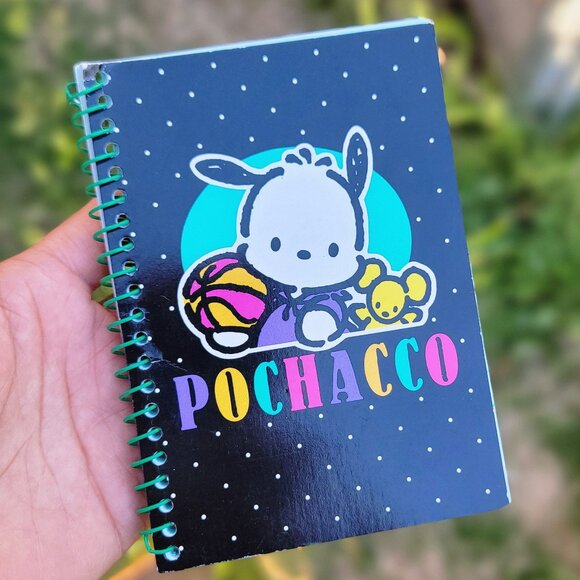 Vintage authentic 1990s Y2K SANRIO Pochacco dog Hello Kitty spiral notebook - Picture 7 of 16